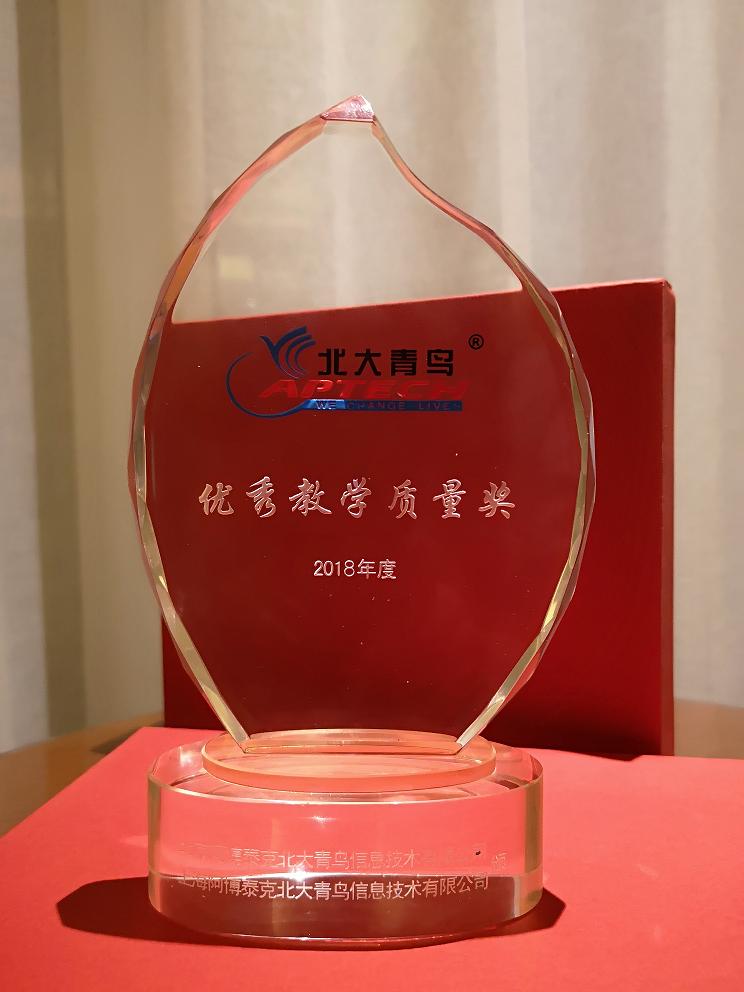 中心再獲教學(xué)質(zhì)量大